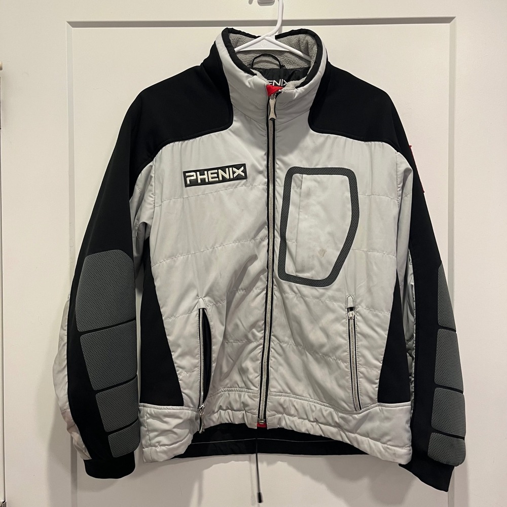 Phenix 2006 Norway Alpine Ski Team Full‎ Zip Jacket Mens  Grey Black EY56820S